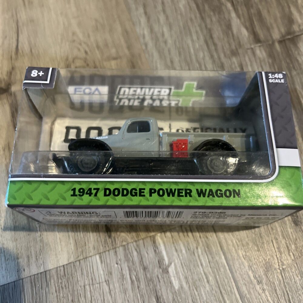1947 DODGE POWER WAGON TRUCK 1:48 O Scale O Gauge Train Vehicle Car Blue NIB